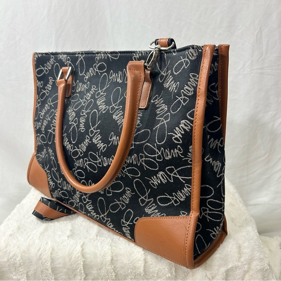 Diane Von Furstenberg XL DVF Studio vintage all over print bag - Picture 7 of 9